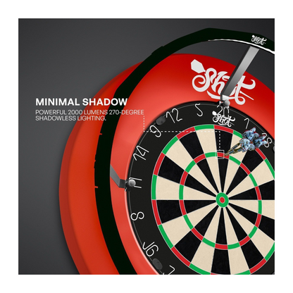 Dartboard Beleuchtung Shot Lumen Core Dartboard-Beleuchtungssystem