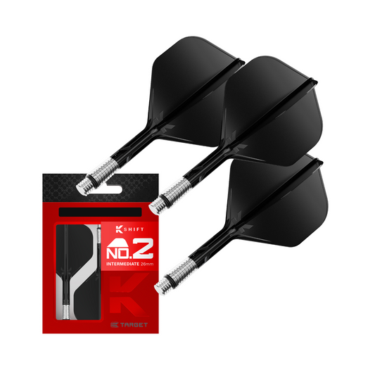 Dart Flights Target K-Shift Schwarz No.2