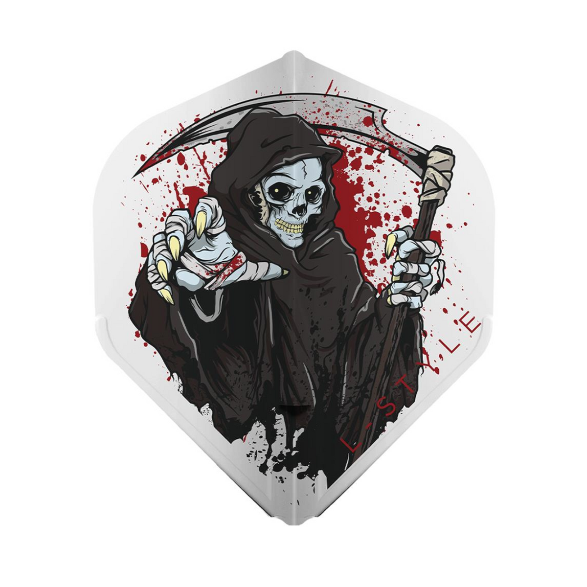 Dart Flights L-Style Signature Champagne Flight: L1EZ Standard Adam Stella v1 White