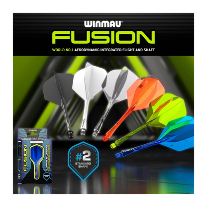 Dart Flight WINMAU Fusion System Smoke Grey