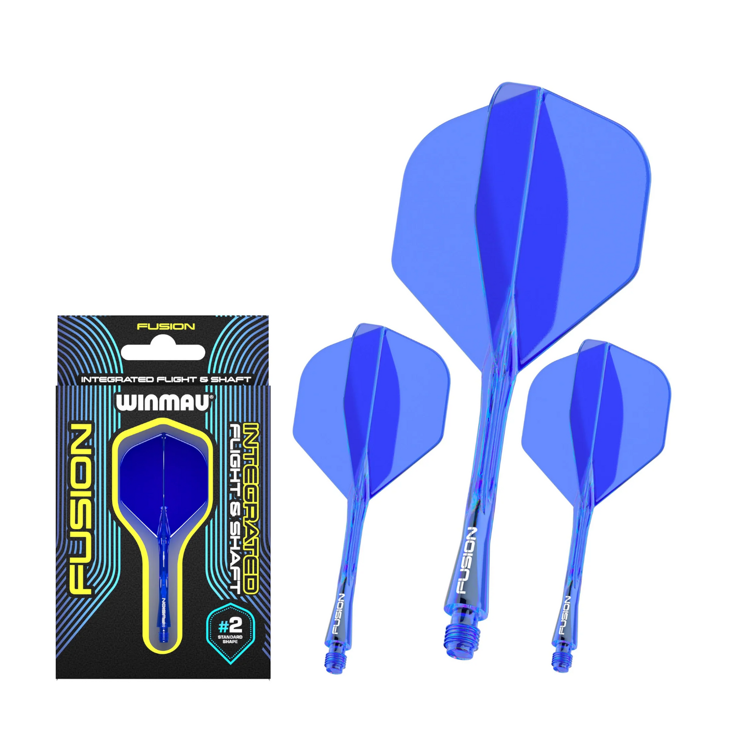 Dart Flight WINMAU Fusion System Azur Blue