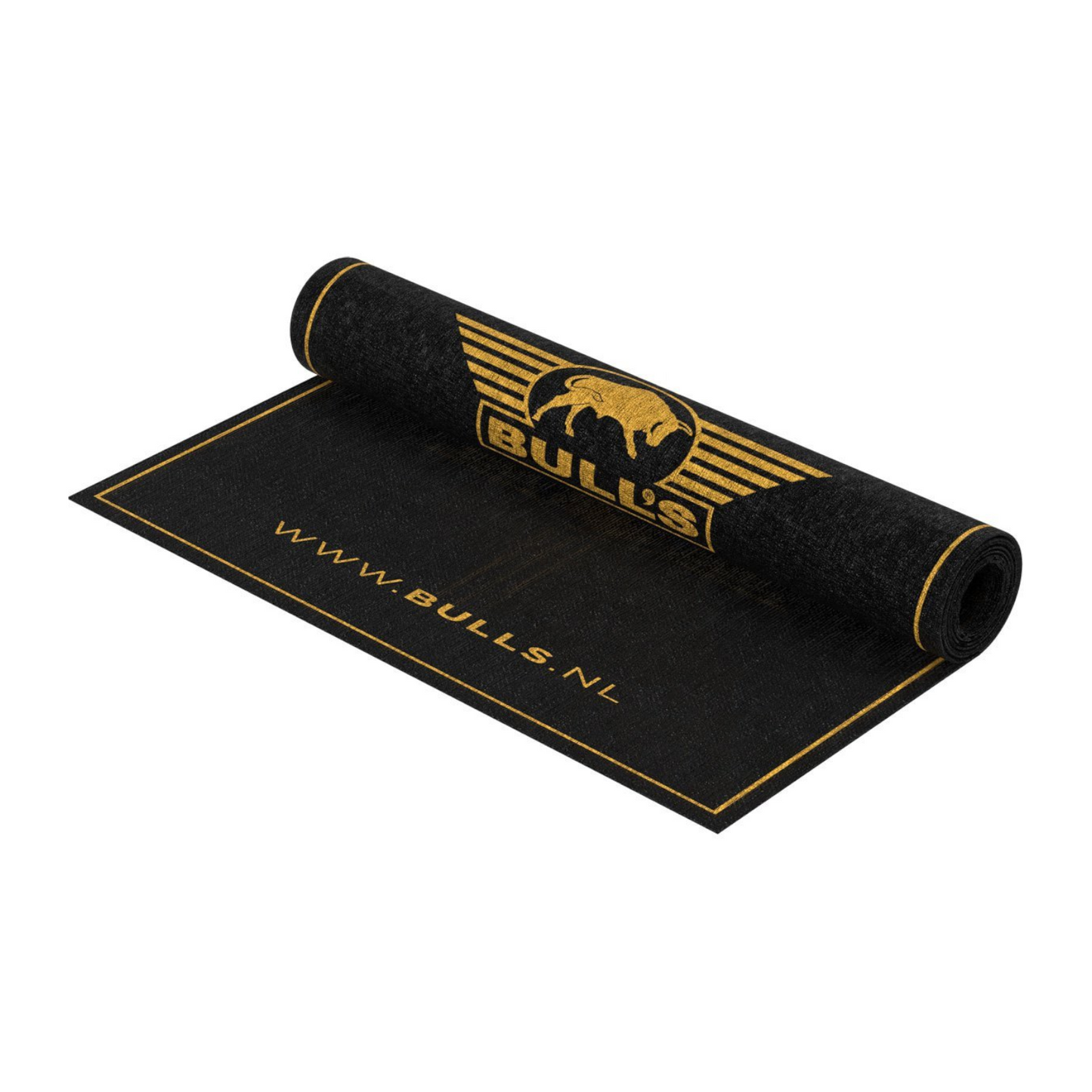 Dartmatte BULL'S Teppich Advantage Schwarz + Oche 300 x 85 cm