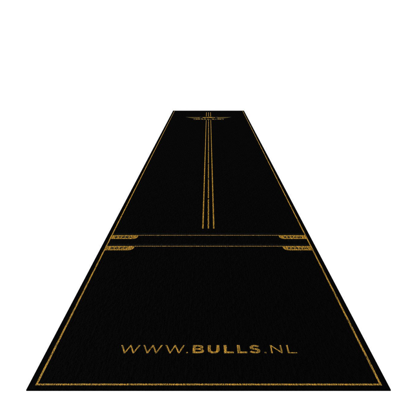Dartmatte BULL'S Teppich Advantage Schwarz 300 x 85 cm