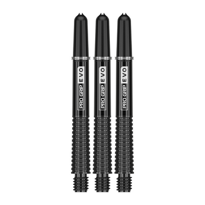 Dart Shafts TARGET PRO GRIP EVO Schwarz Medium