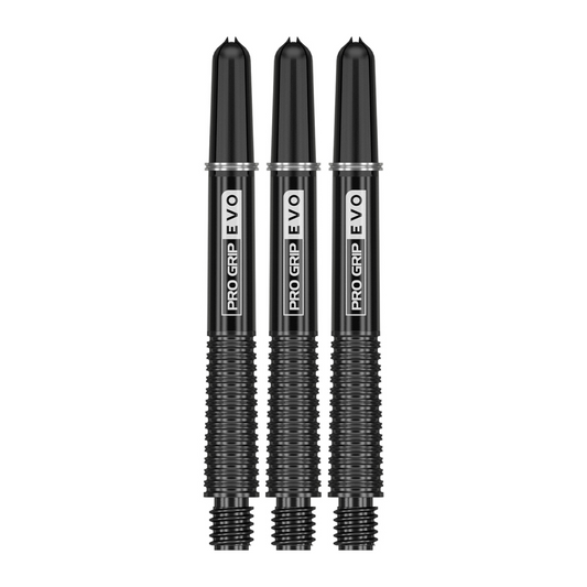 Dart Shafts TARGET PRO GRIP EVO Schwarz Medium
