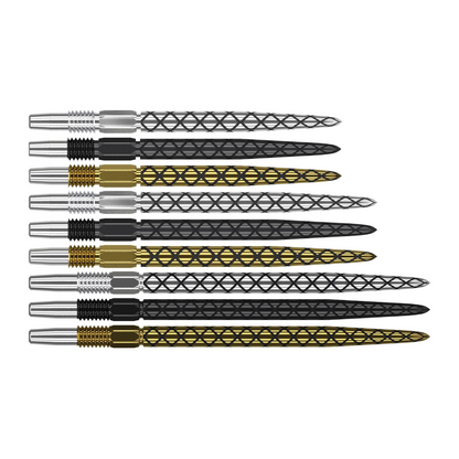 Steeldart Spitzen TARGET SWISS POINT DIAMOND PRO Silber 40 mm