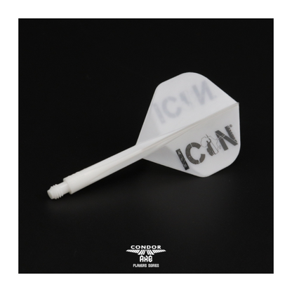 Dart Flights CONDOR AXE "African Warrior" Weiß Standard