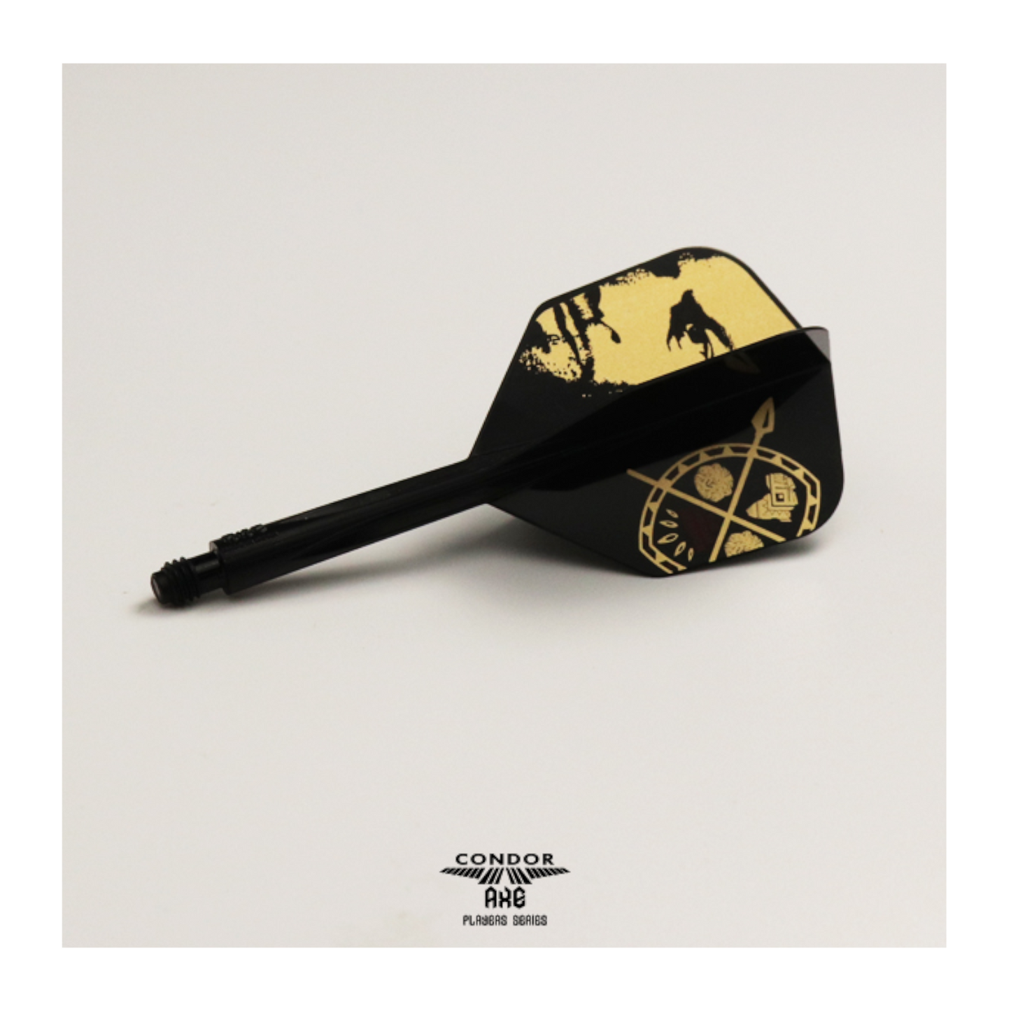 Dart Flights CONDOR AXE A.W Inspiration3 Schwarz Small