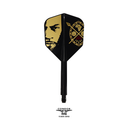 Dart Flights CONDOR AXE A.W Inspiration3 Schwarz Small