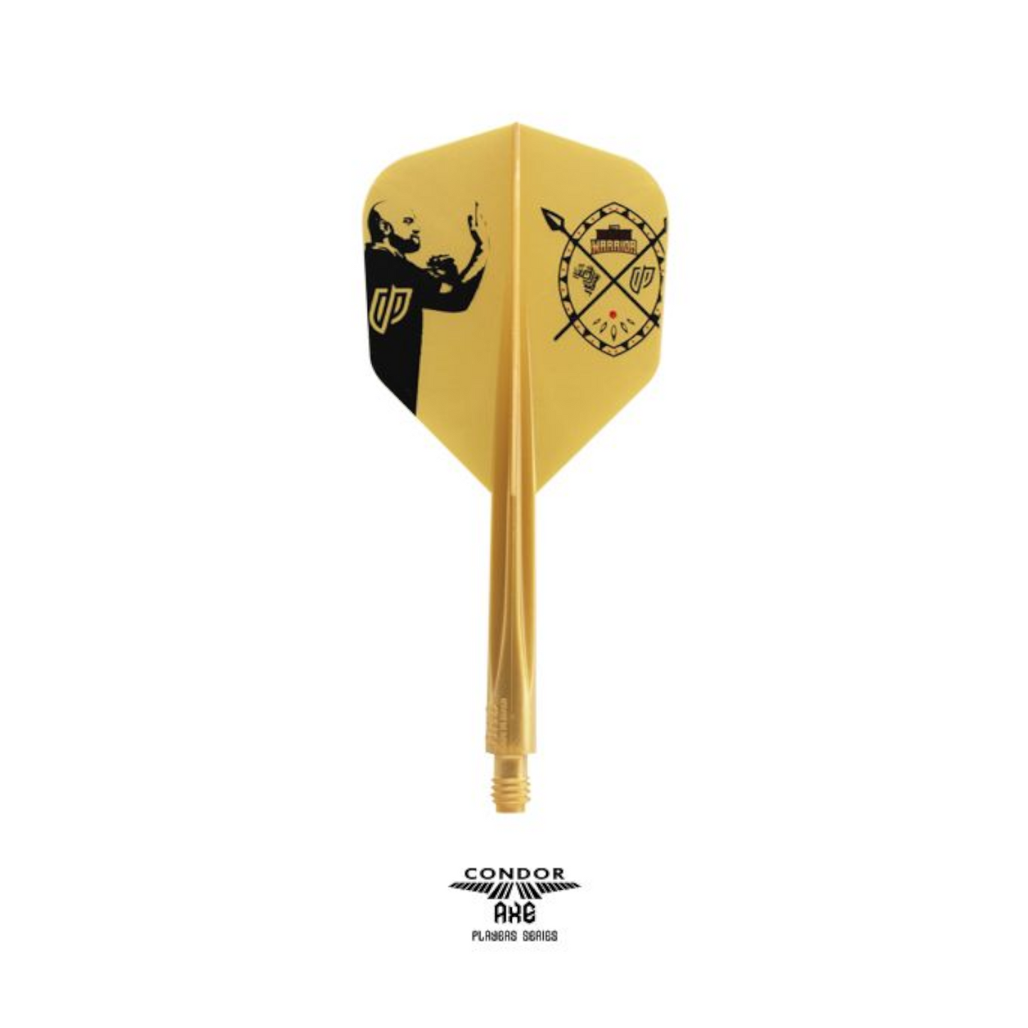 Dart Flights CONDOR AXE A.W Inspiration4 Metallic Gold Small