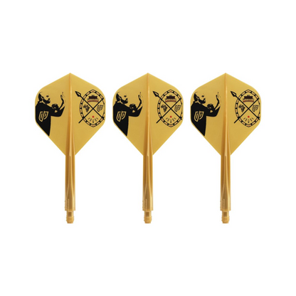 Dart Flights CONDOR AXE A.W Inspiration4 Metallic Gold Standard