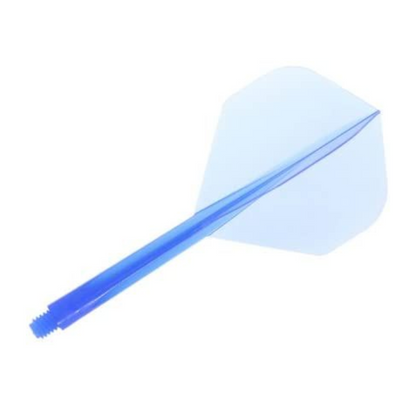 Dart Flights CONDOR Plain (Zero Stress) Clear Blue Standard