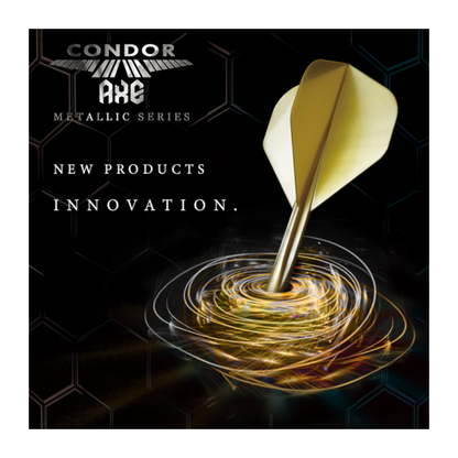 Dart Flights CONDOR AXE Metallic Gold Small