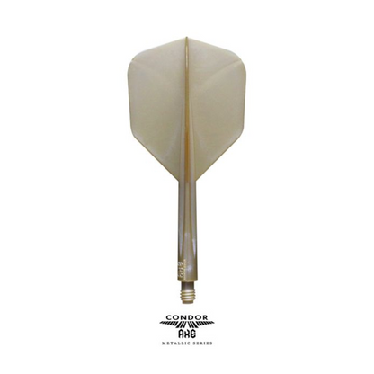 Dart Flights CONDOR AXE Metallic Champagner-Gold Small