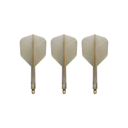 Dart Flights CONDOR AXE Metallic Champagner-Gold Small
