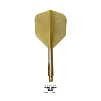 Dart Flights CONDOR AXE Metallic Gold Small