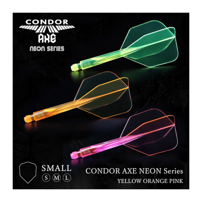 Dart Flights CONDOR AXE NEON Gelb Small