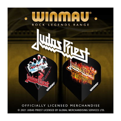 Dart Flight WINMAU Rhino Rock-Legenden "Judas Priest Firepower"