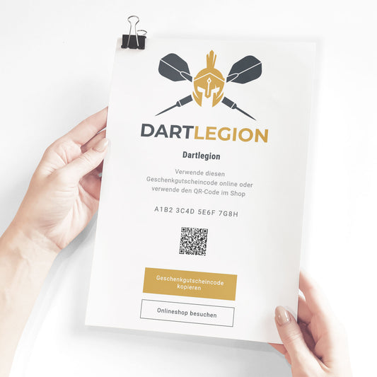 Dartlegion Geschenkgutschein