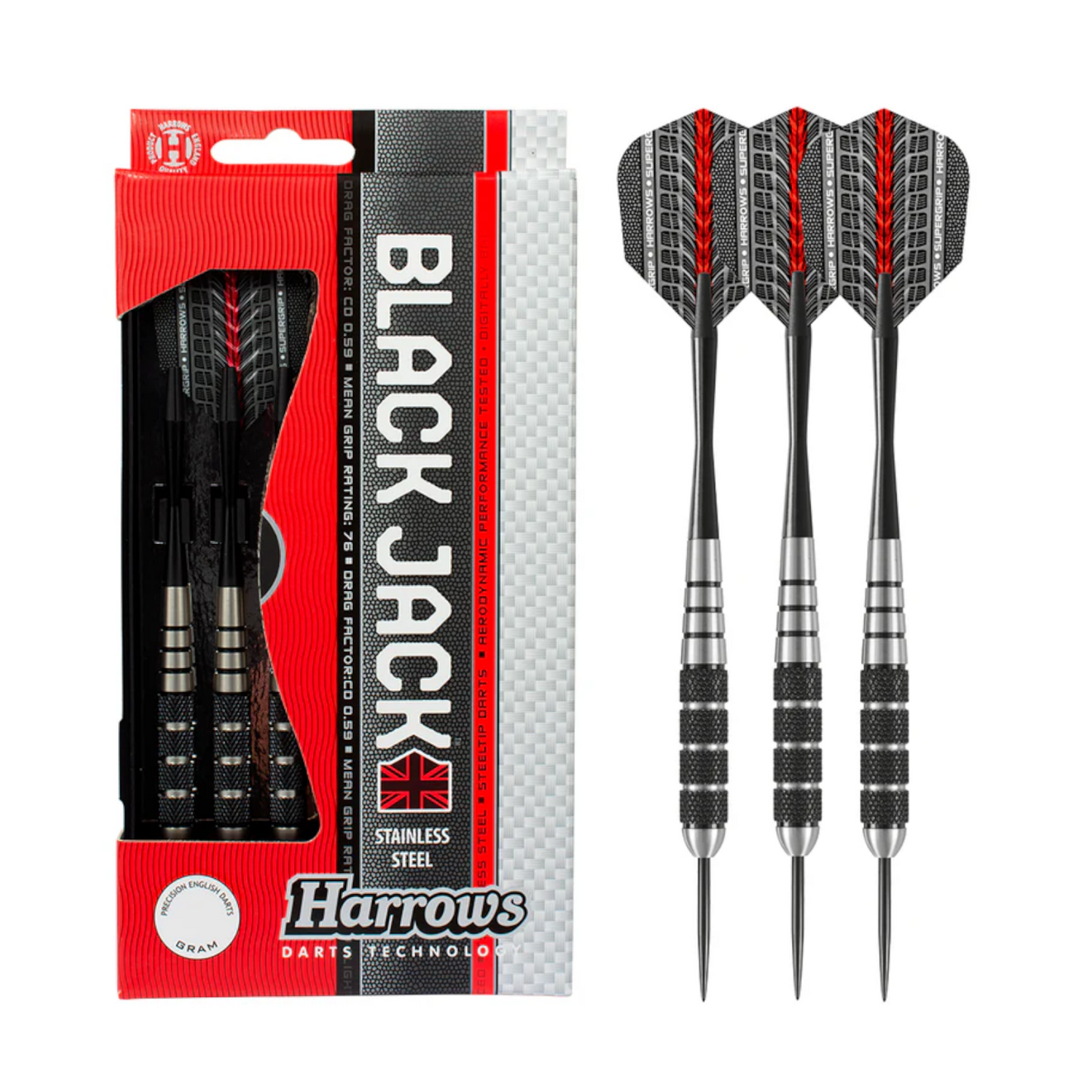 Steeldart HARROWS Black Jack