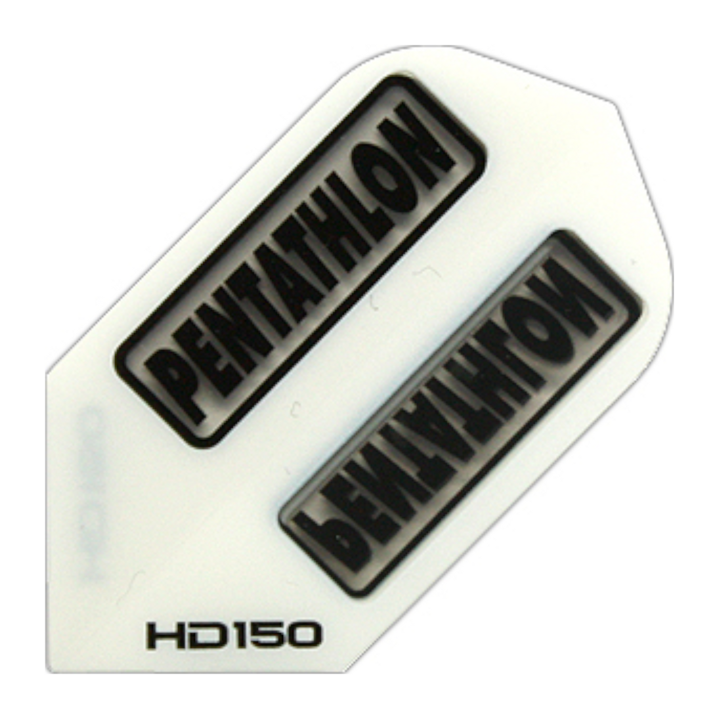 Dart Flights Pentathlon HD 150 white slim