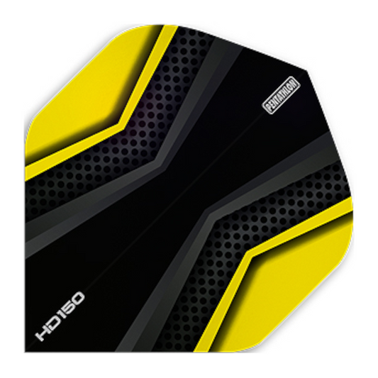 Dart Flights Pentathlon HD150 Flights NO.2 yellow/blk