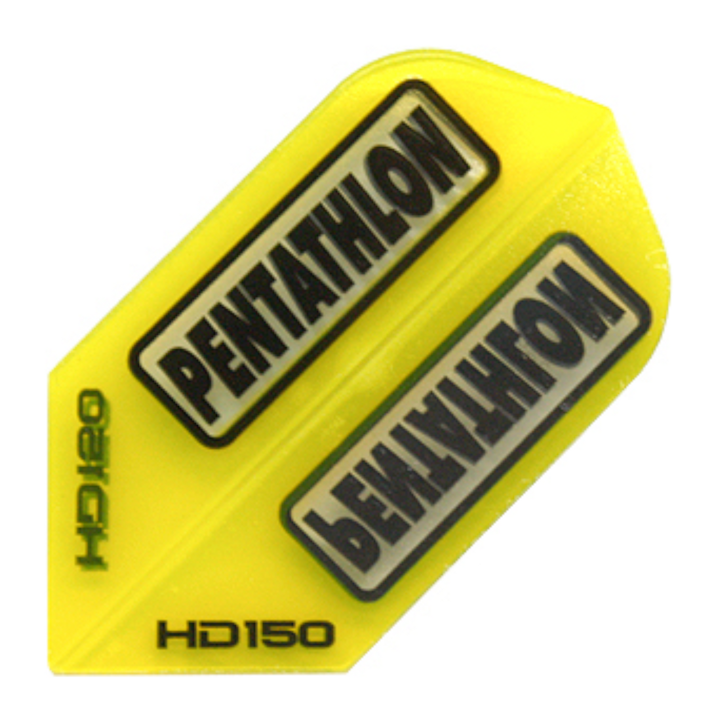 Dart Flights Pentathlon HD 150 yellow slim