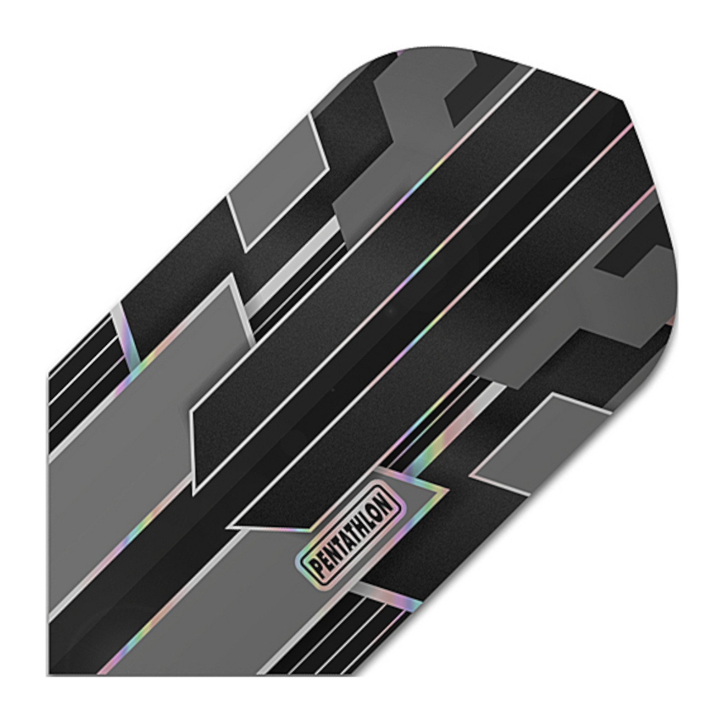Dart Flight Pentathlon Shimmer Flights black slim