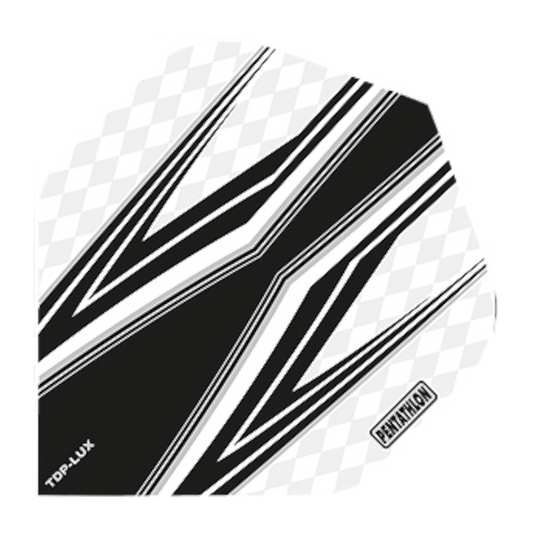 Dart Flights Pentathlon TDP LUX black/clear