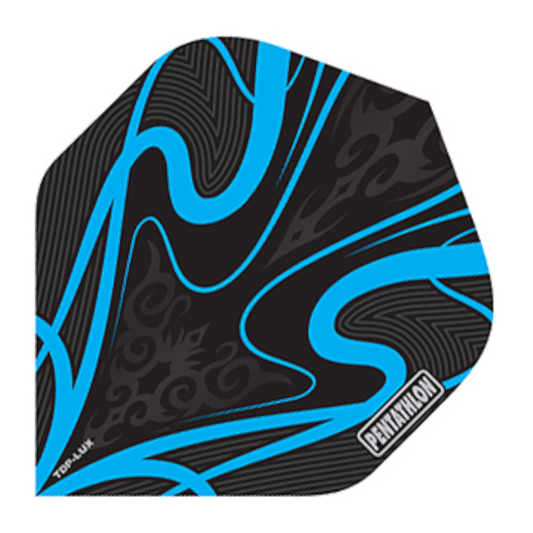 Dart Flights Pentathlon TDP LUX cyan