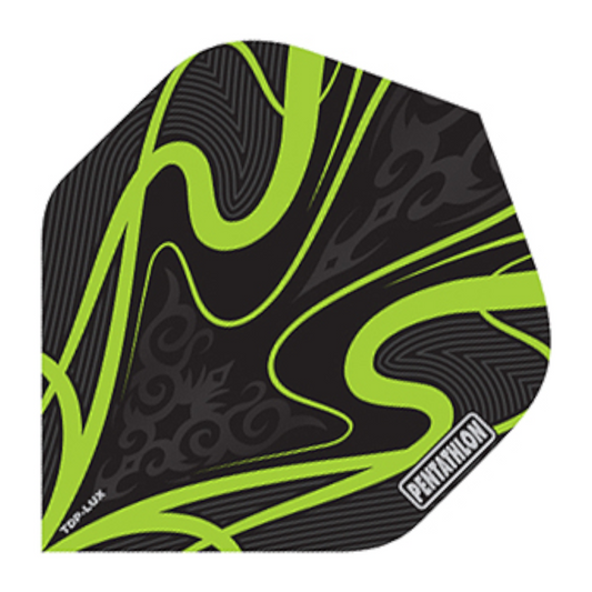 Dart Flights Pentathlon TDP LUX green