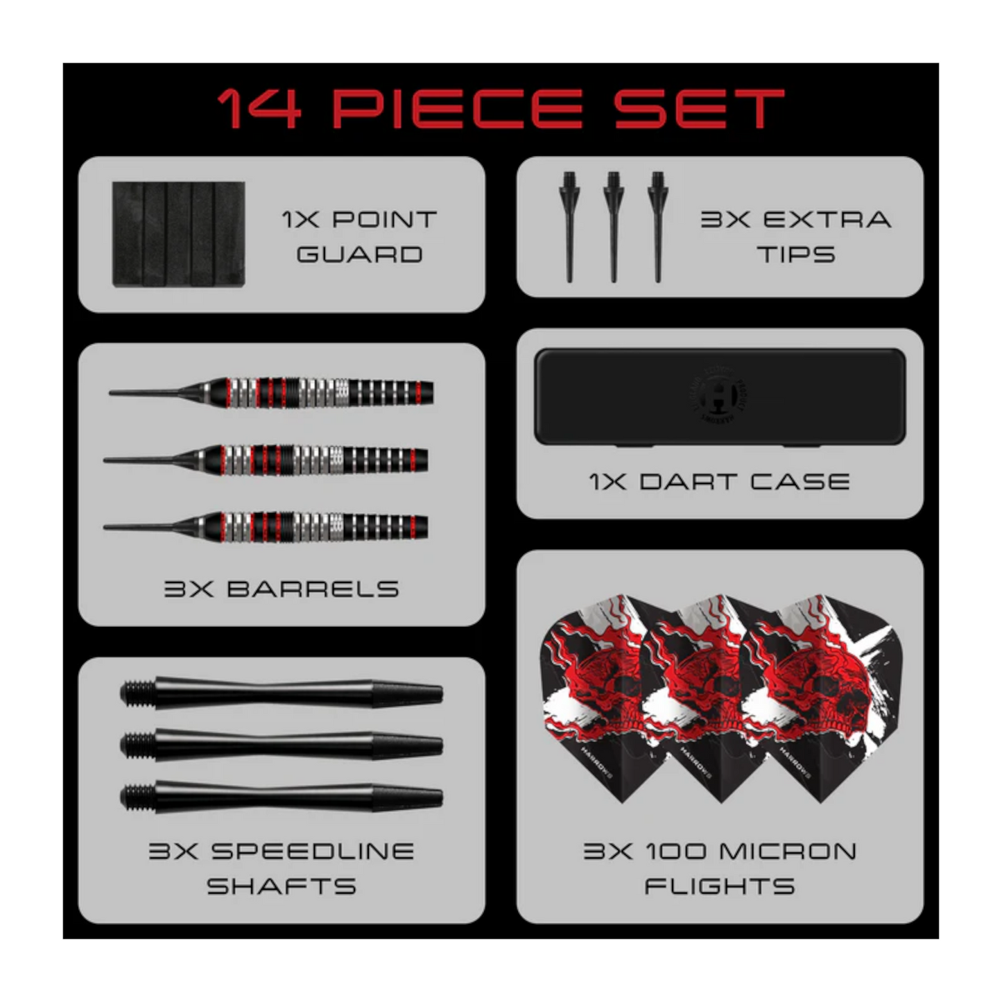 Softdart HARROWS Heavy Metal