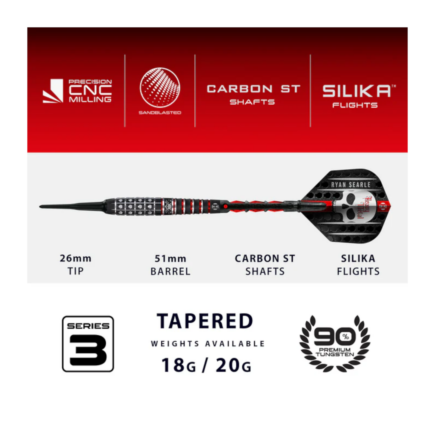 Softdart HARROWS Ryan Searle Series 3 90%