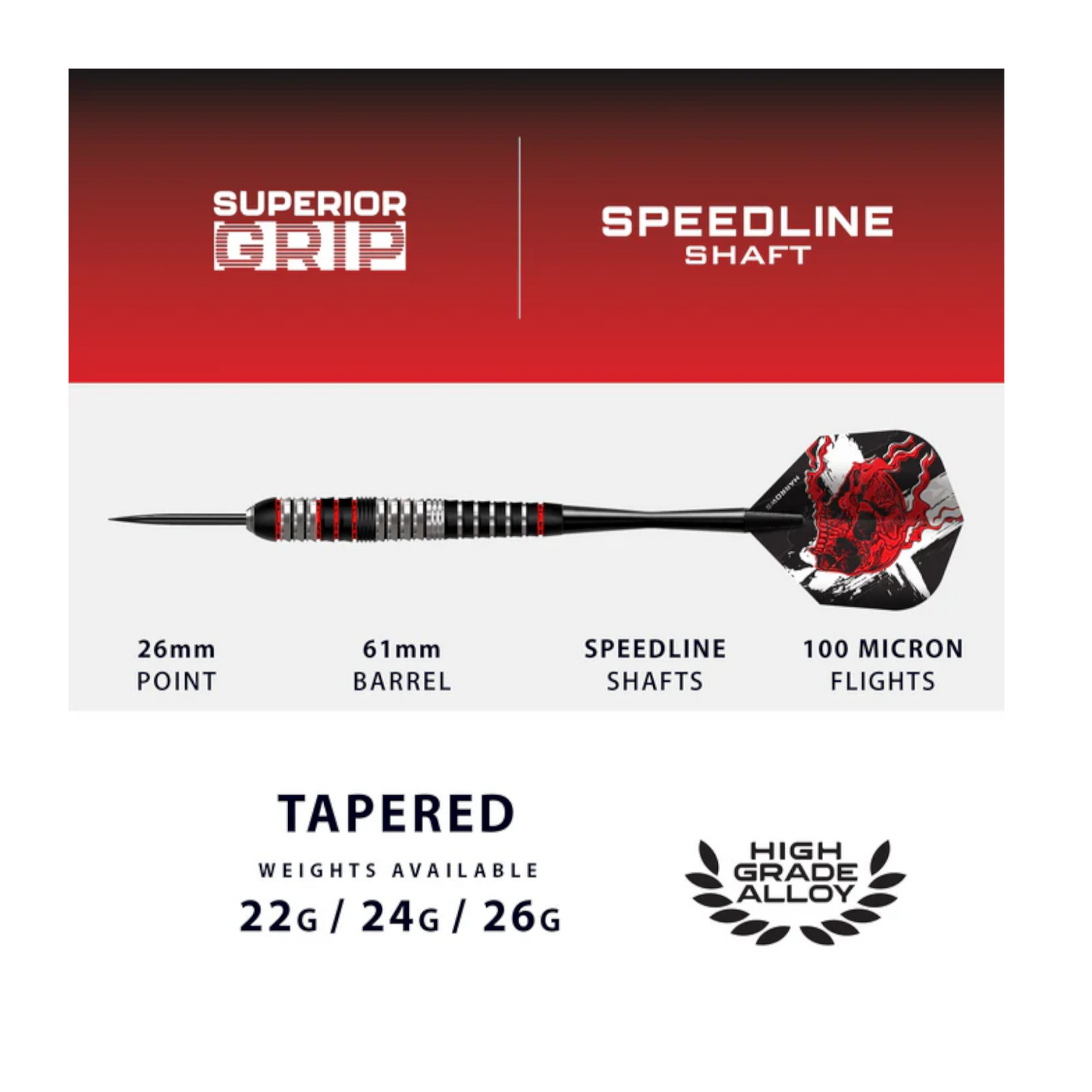 Steeldart HARROWS Heavy Metal