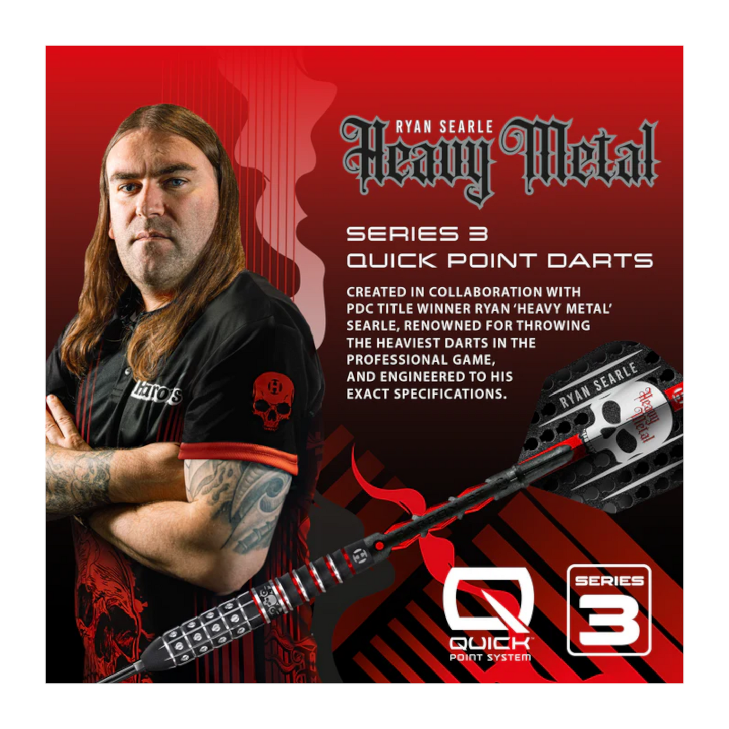 Steeldart HARROWS Ryan Searle Series 3 QUICK Point 90%