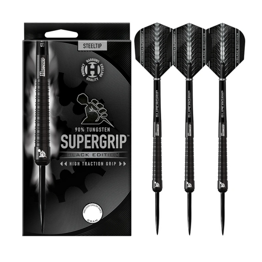 Steeldart  HARROWS Supergrip Black Edition 90%