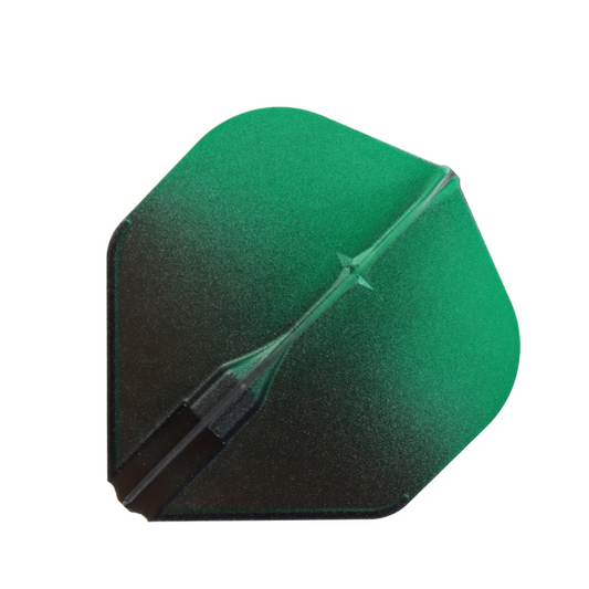 Dart Flights L-Style Two Tone L1EZ Standard Black/Green