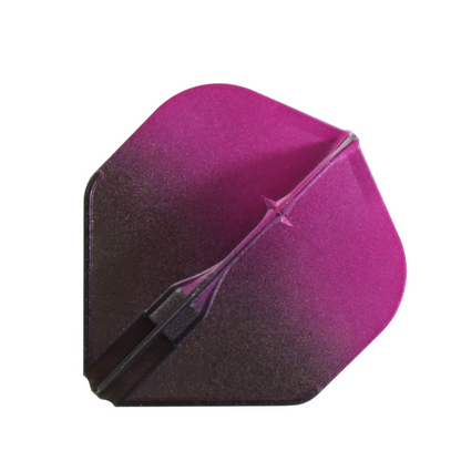 Dart Flights L-Style Two Tone L1EZ Standard Black/Pink