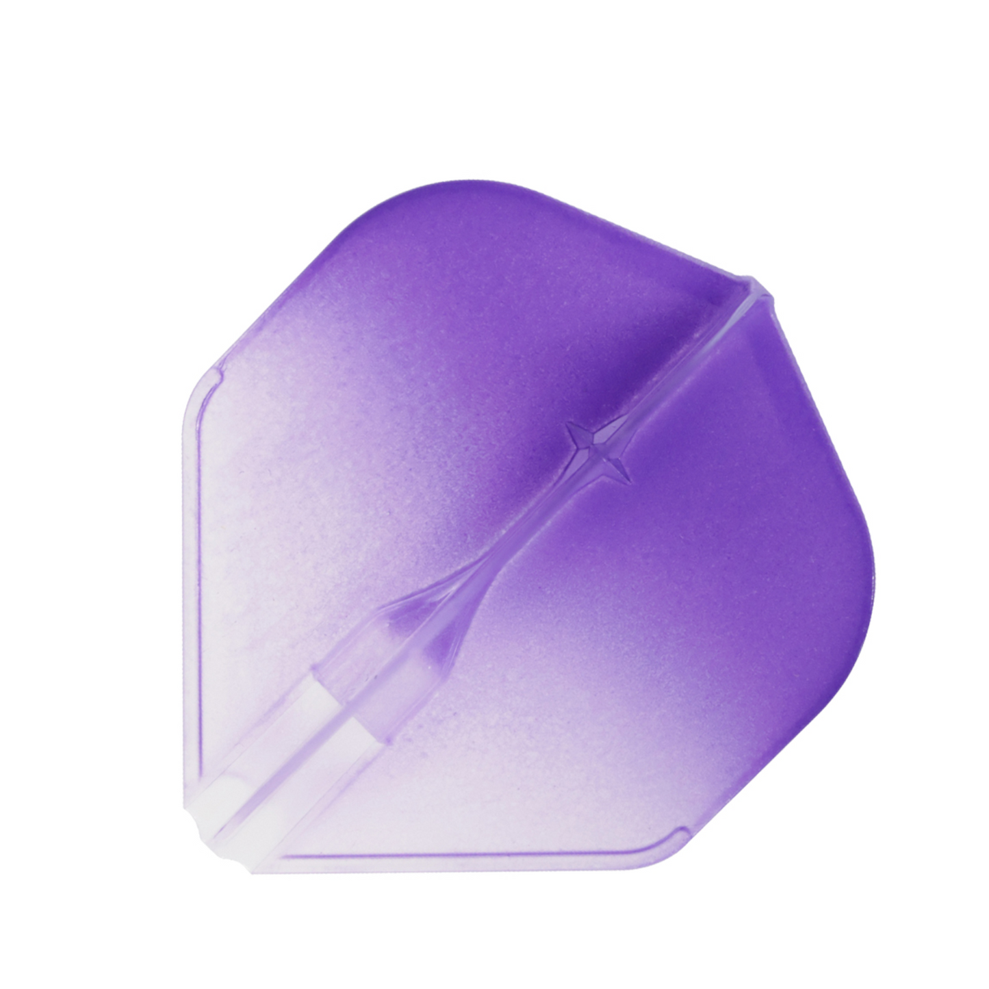 Dart Flights L-Style Two Tone L1EZ Standard Clear/Purple