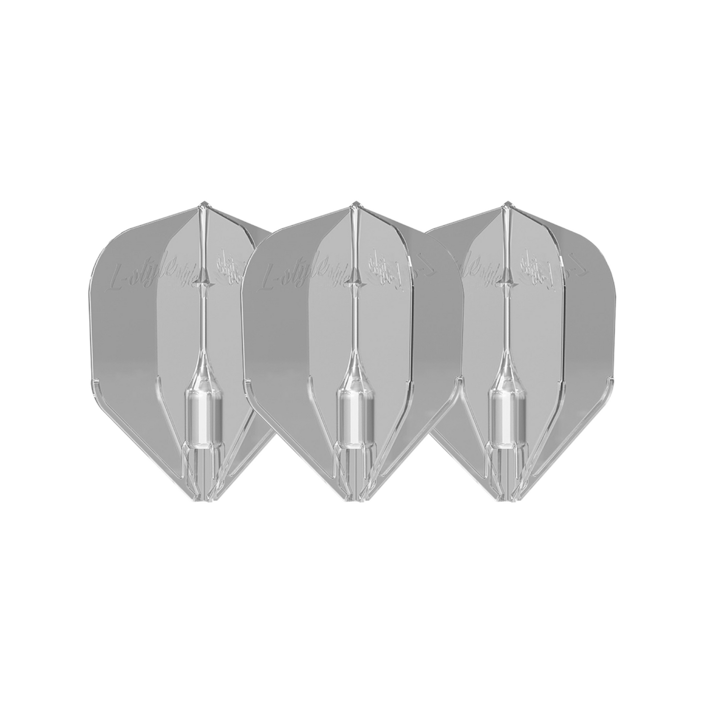 Dart Flights L-Style L3EZ Fantom Clear