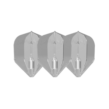 Dart Flights L-Style L3EZ Fantom Clear