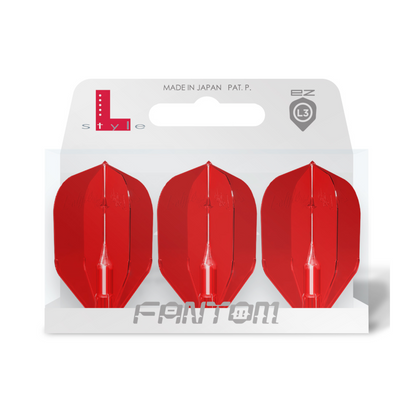 Dart Flights L-Style L3EZ Fantom Red