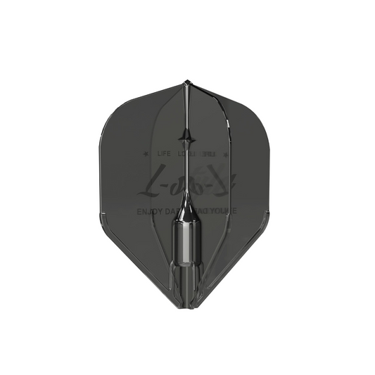 Dart Flights L-Style L1EZ Fantom Black