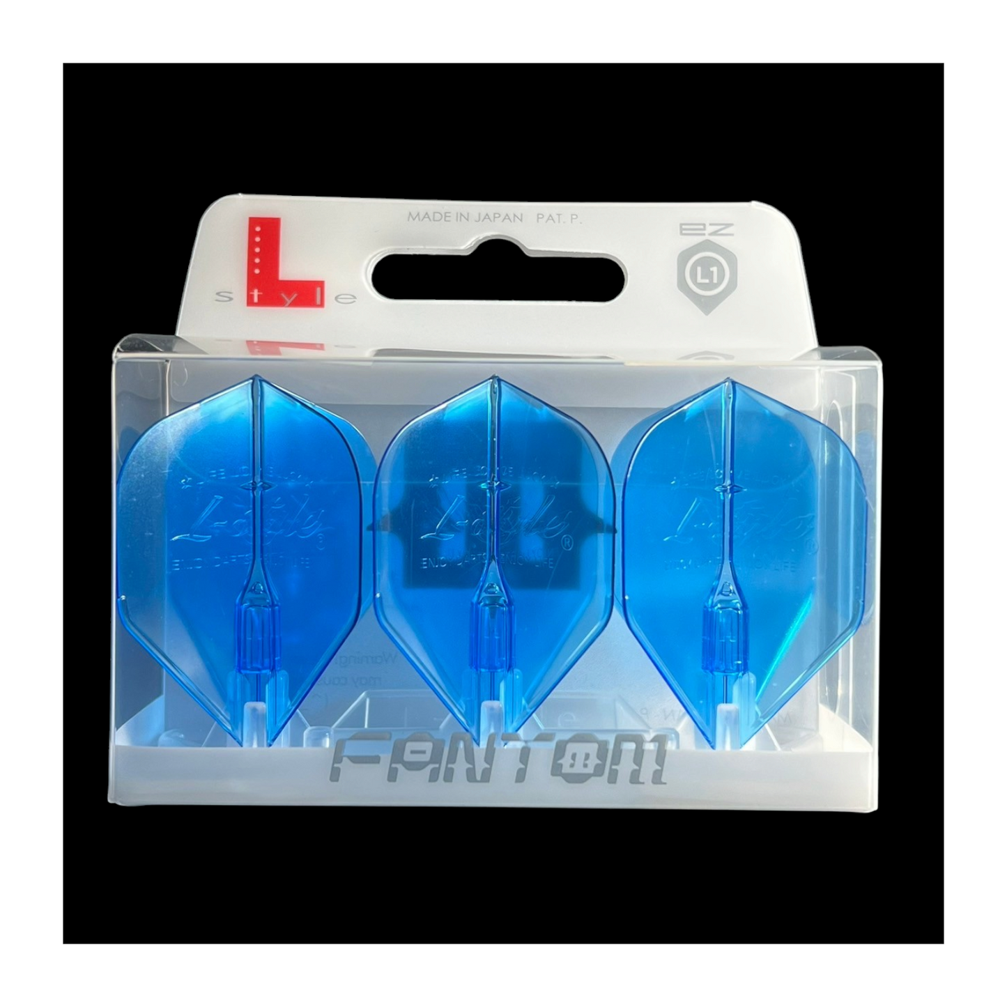 Dart Flights L-Style L1EZ Fantom Blue