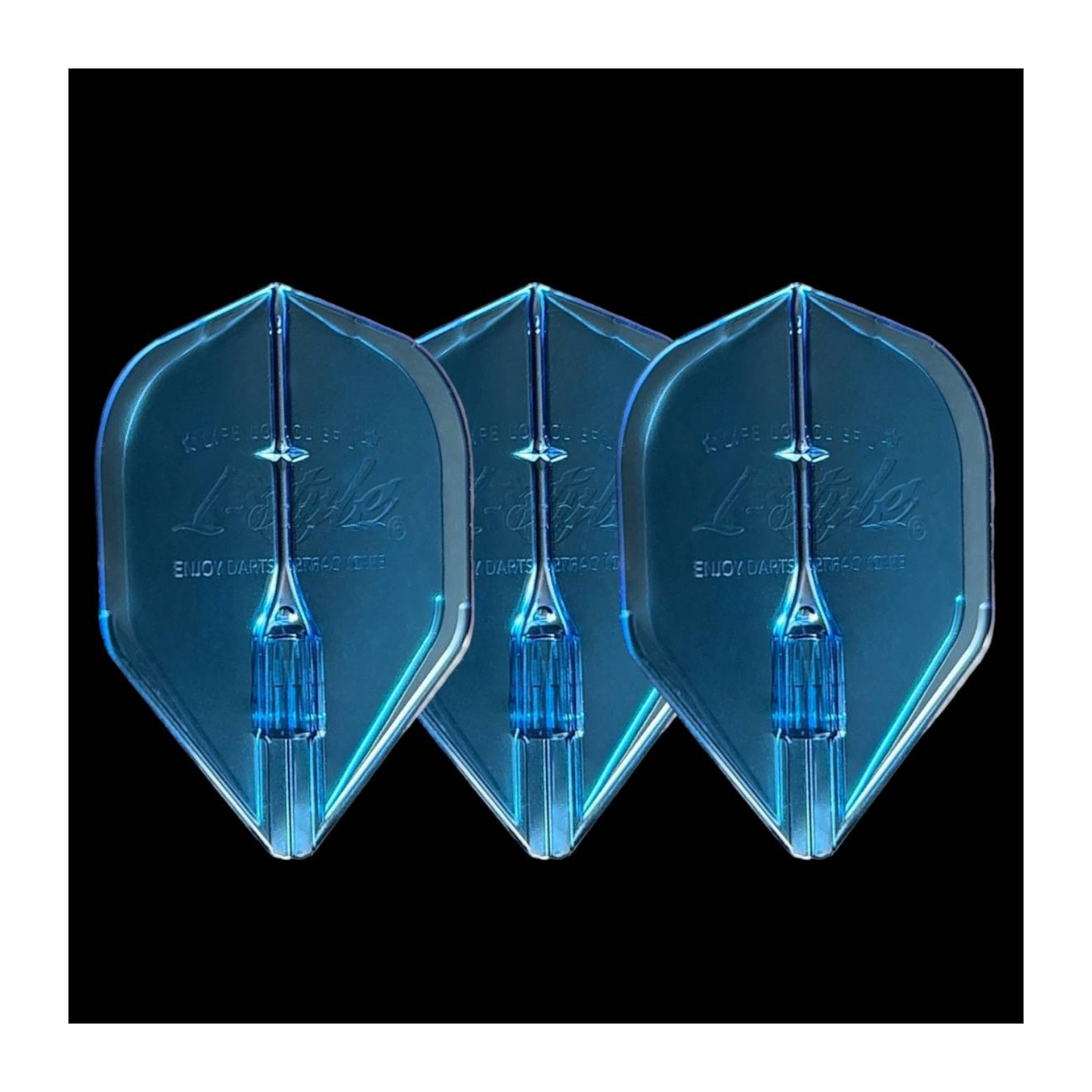 Dart Flights L-Style L1EZ Fantom Blue