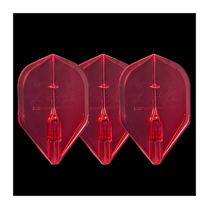 Dart Flights L-Style L1EZ Fantom Red