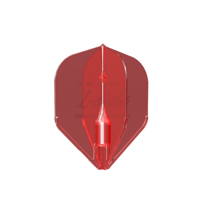 Dart Flights L-Style L1EZ Fantom Red