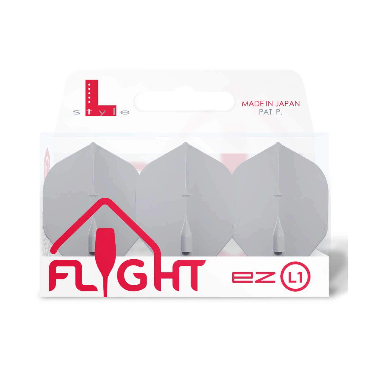 Dart Flights L-Style L1EZ Standard Grey