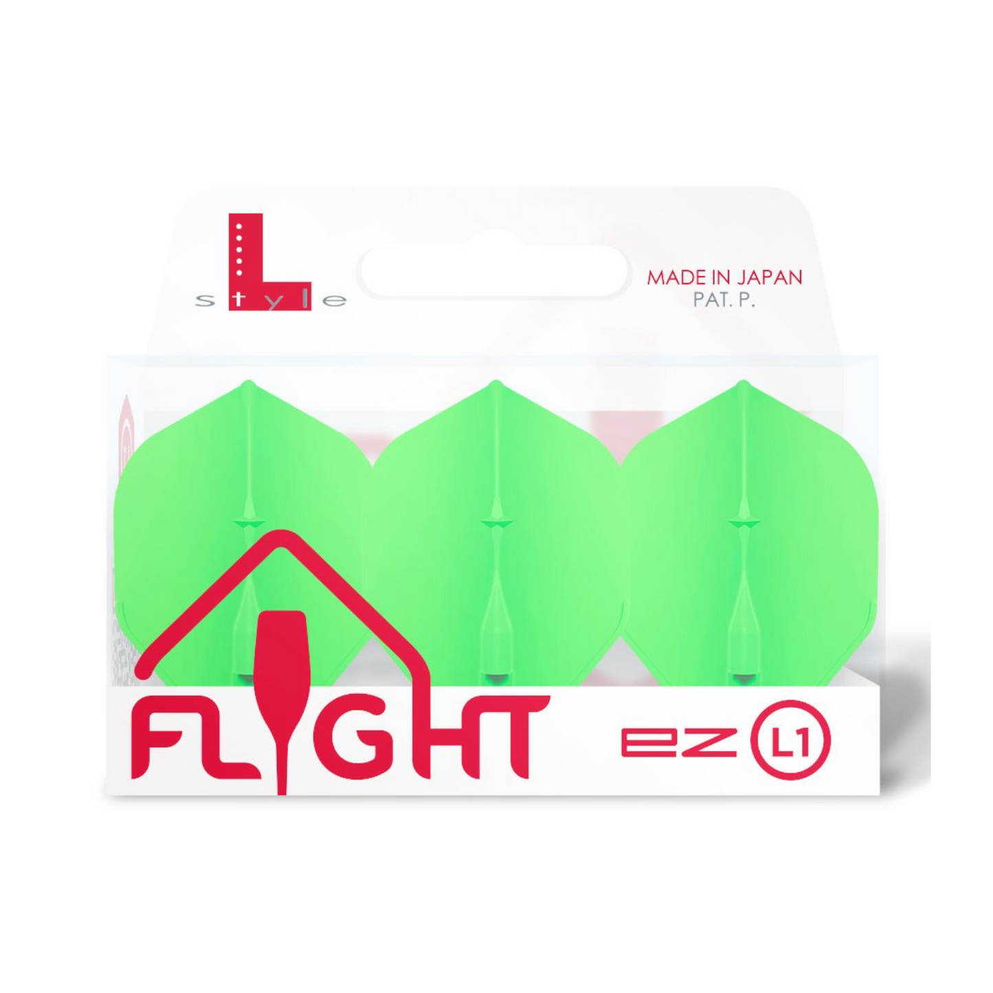 Dart Flights L-Style L1EZ Standard Neon Green