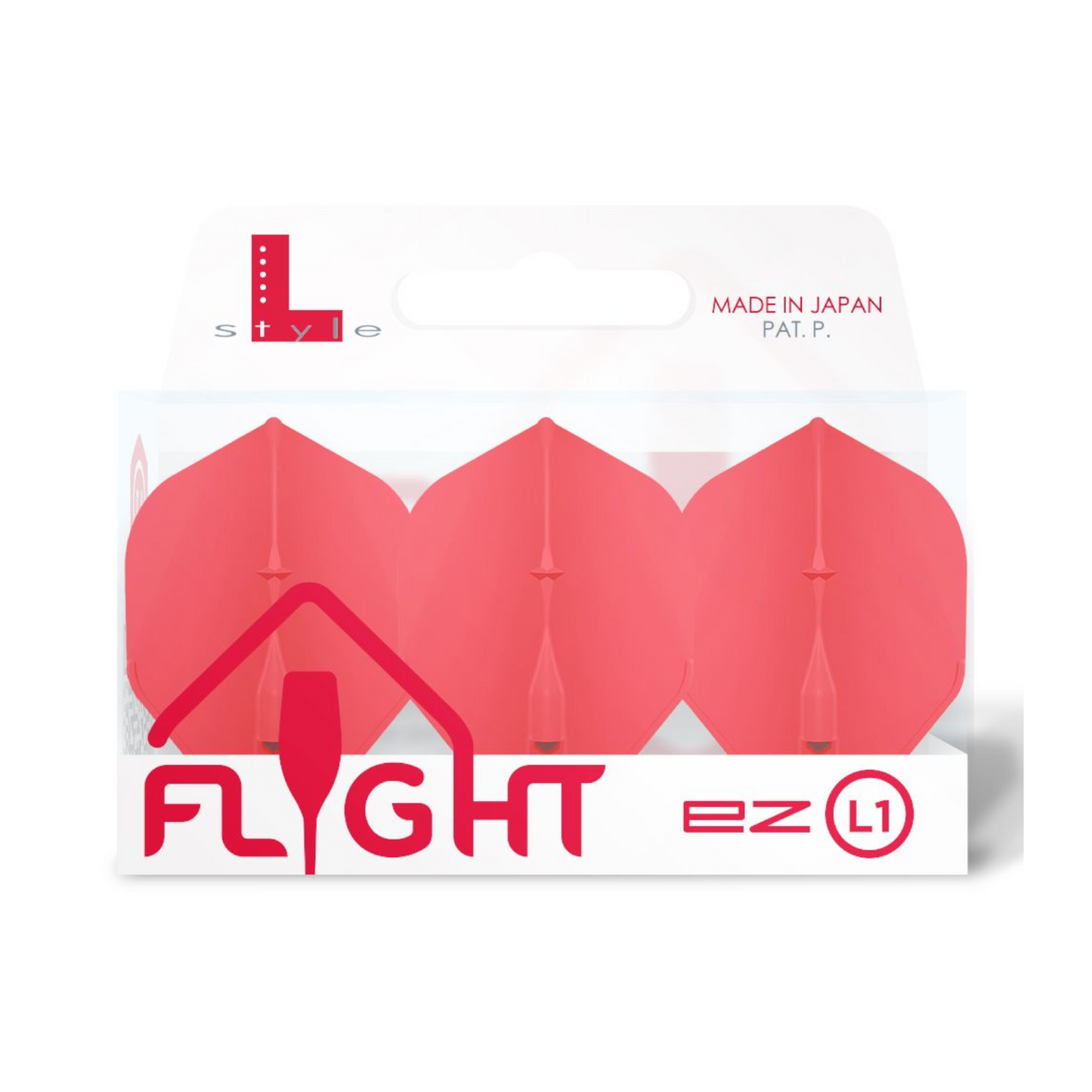 Dart Flights L-Style L1EZ Standard Red